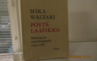 Mika Waltari, Pöytälaatikko. Nid. 1967