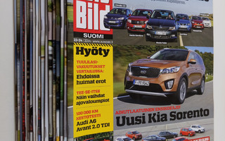 Auto Bild Suomi vuosikerta 2014 (puuttuu nro 15)