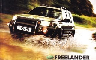 Land Rover Freelander lisävarusteet -esite, 2002