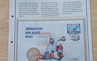 Jääkiekon MM-kisat 2003 juhlaraha ja numeroitu kuori