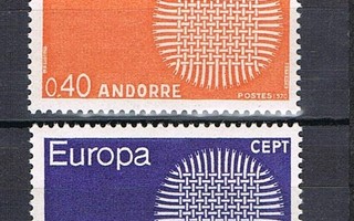 Andorra 1970 - Europa CEPT  ++