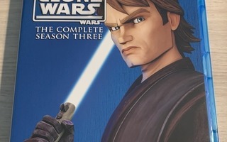 Star Wars: The Clone Wars: Kausi 3 (Blu-ray) *UUSI*