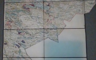 Paanajärvi vanha kartta 1925