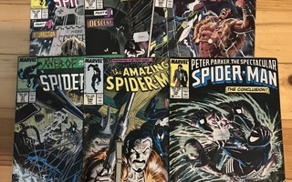 Spiderman Kravens last hunt 1-6 alkuperäiset lehdet