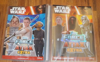 STAR WARS Keräilyalbumi Force Attax Extra + 14 x kortti