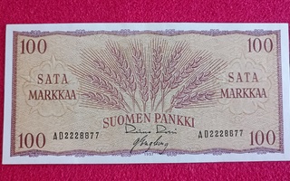 100 markkaa 1957  AD  sarjaa