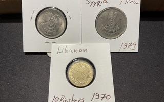 Egypti, Syyria, Libanon 1970 kuku 3kpl