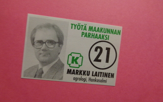 TT-etiketti Markku Laitinen, Keskusta, Hankasalmi