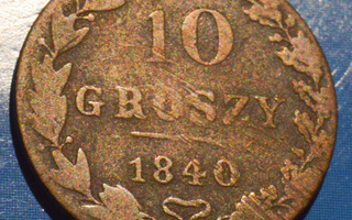 Puola 1840 10 Groszy 