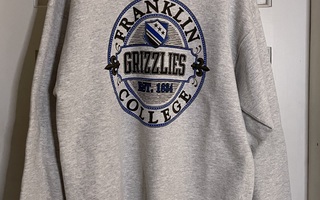 Franklin Grizzlies collegepaita vintage (made in usa)