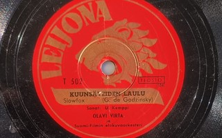 Savikiekko 1950 Olavi Virta & Birgit Kronström Leijona T 502