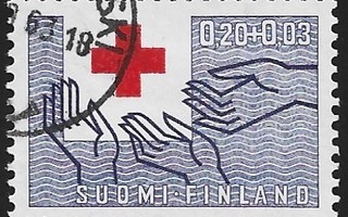 1963 Punainen Risti 0,20 + 0,03 mk leimattu LaPe 569