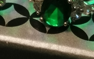 UPEA emerald vihreä Topaasi sormus S925 runko koko 18mm