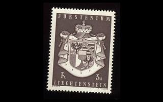 Liechtenstein 506 ** Kansallisvaakuna (1969)