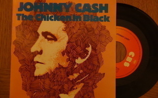 Johnny Cash The Chicken in black 7 45 Hollanti 1984