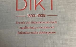 DIKT 1593-1939 SVENSK OCH FINLANDSSVENSK LYRIK