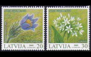 Latvia 631-2 ** Rauhoitettuja kasveja (2005)