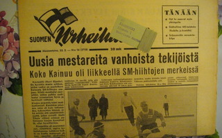 Suomen Urheilulehti Nro 16/1959 (28.9)