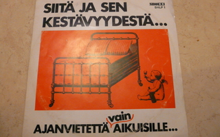 RYHMÄSEKSITEATTERI: Siitä Ja Sen Kestävyydestä Lp v.1971