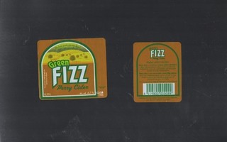 Olvi Green FIZZ Perry Cider Etiketti 1999
