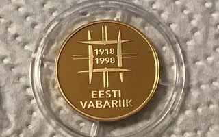Kultaraha Viro / Estonia 500 krooni 1998 !!!