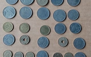 Espanja Espana kolikot pesetat n. 160 g 27 kpl