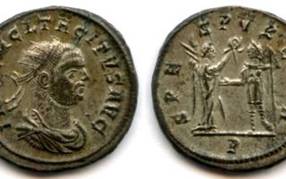 ANTIIKIN ROOMA: Tacitus, Antoninianus vuodelta 276
