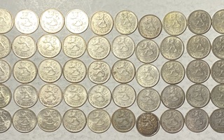 50 markkaa hopeaa 1964-68