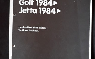 VW Golf ja Jetta 1984- tarkkaan huoltaen moniste