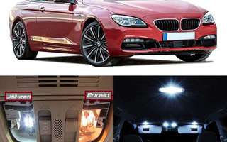 "BMW 6 (E63/E64) Sisätilan LED -muutossarja 6000K ; x15
