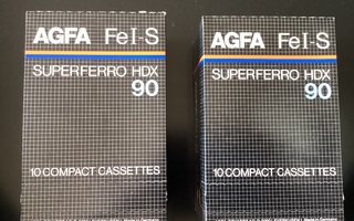 C-kasetteja AGFA FeI-S 20 kpl