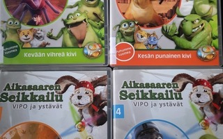 VIPO ja ystävät - Aikasaaren seikkailu 1 - 4  (DVD)
