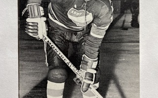 1970-71 HIFK pelaajakortti Matti Murto