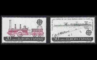 Espanja 2828-9 ** Europa liikenne ja viestintä (1988)