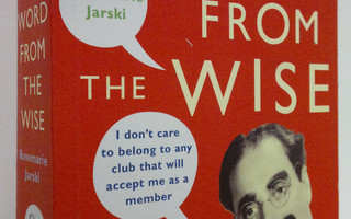 Rosemarie Jarski : A word from the wise