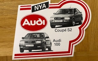 Tarra Audi Coupe S2 ja Audi 100, 1991. Esite