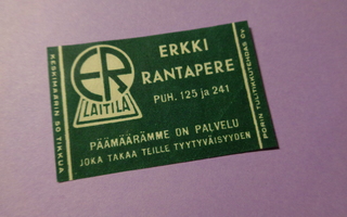 TT-etiketti Erkki Rantapere, Laitila