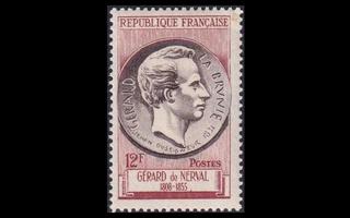 Ranska 1071 ** Runoilija Gérard de Nerval (1955)