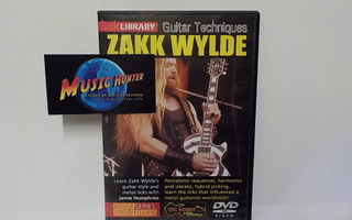 LICK LIBRARY GUITAR TECHNIQUES: ZAKK WYLDE UUSI DVD