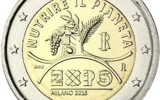 ** ITALIA 2€ 2015 Milan Expo pillerissä **