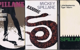 Mickey Spillane (kirjapaketti 3kpl) sid.