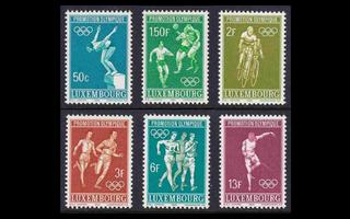Luxemburg 765-70 ** Olympialaiset México (1968)