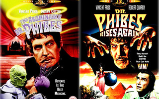 Abominable Dr. Phibes 1 + 2, 1971-72 Vincent Price P Cushing