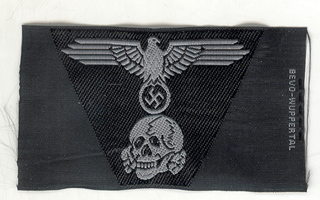 Waffen-SS kotka ja pääkallo kenttälakkinn