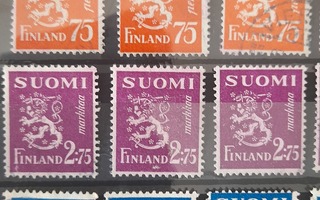Suomi postimerkkejä,18kpl