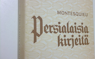 |0 (Montesquieu.) : Persialaisia kirjeitä
