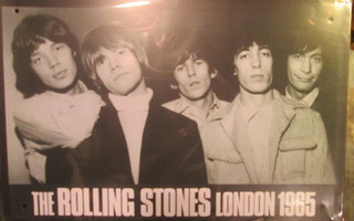 Peltikyltti The Rolling Stones. London 1965