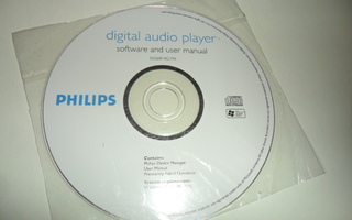 Philips digital audio player : Sowtware and user manual