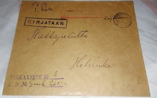 Kenttäpostikonttori No.22 Sotilasasia Leijona VPK 1942