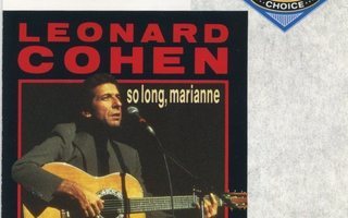 LEONARD COHEN So Long, Marianne - kokoelma-CD 1990